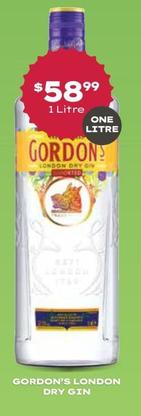 Gordons - London Dry Gin offers at $58.99 in Thirsty Camel