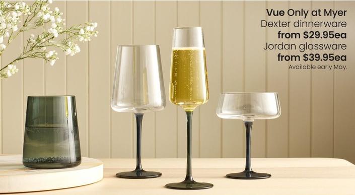 Vue - Jordan Glassware offers at $39.95 in Myer