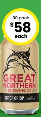 Great Northern - Super Crisp Block Cans 375ml offers at $58 in The Bottle-O