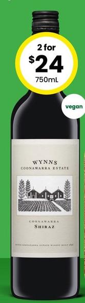 Wynns - Coonawarra Estate Range offers at $24 in The Bottle-O