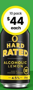 Hard Rated - 4.5% Premix Range Cans offers at $44 in The Bottle-O