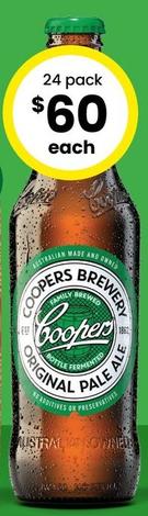 Coopers - Pale Ale Stubbies 375ml offers at $60 in The Bottle-O