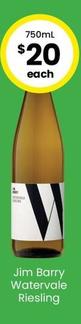 Jim Barry - Watervale Riesling offers at $20 in The Bottle-O