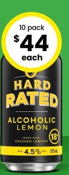 Hard Rated - 4.5% Premix Range Cans 375ml offers at $44 in The Bottle-O