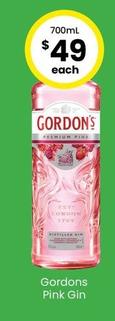 Gordons - Pink Gin offers at $49 in The Bottle-O