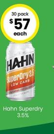 Hahn - Superdry 3.5% offers at $57 in The Bottle-O