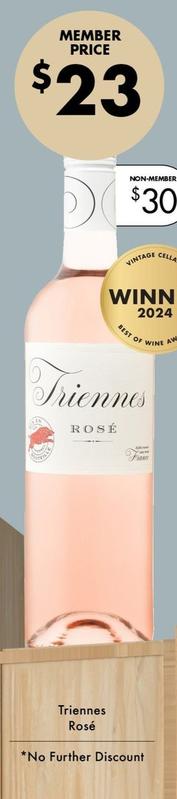 Triennes - Rosé offers at $23 in Vintage Cellars