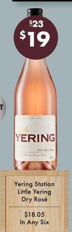 Yering Station - Little Yering Dry Rosé offers at $19 in Vintage Cellars