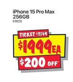 Apple - Iphone 15 Pro Max 256gb offers at $1999 in JB Hi Fi