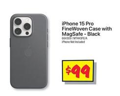 Iphone 15 Pro Finewoven Case With Magsafe Black offers at $99 in JB Hi Fi