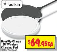 Belkin - Boostup Charge 15w Wireless Charging Pad offers at $69.95 in JB Hi Fi