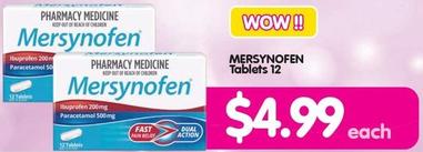 Medicine offers at $4.99 in Your Discount Chemist