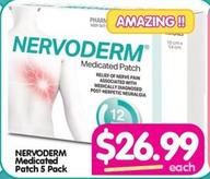 Nervoderm - Medicated Patch 5 Pack offers at $26.99 in Your Discount Chemist