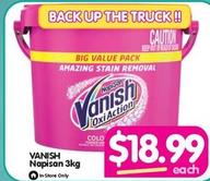 Vanish - Napisan 3kg offers at $18.99 in Your Discount Chemist