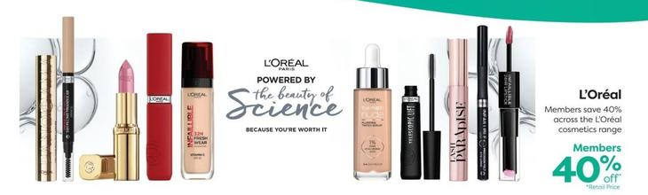 L'oreal - Cosmetics Range offers in National Pharmacies