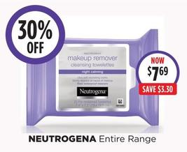 Neutrogena - Entire Range offers at $7.69 in Wizard Pharmacy