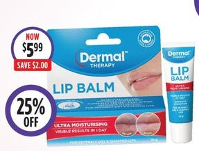 Dermal Therapy - Lip Balm 10g offers at $5.99 in Wizard Pharmacy