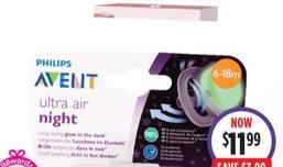 Philips - Avent Ultra Air Night offers at $11.99 in Wizard Pharmacy