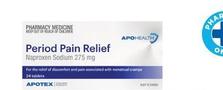 Apohealth - Period Pain Relief 24 Tablets offers at $7.99 in Wizard Pharmacy