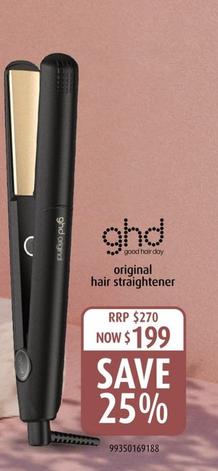 Hair straighteners offers at $199 in Shaver Shop
