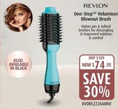 Revlon - One-step Volumiser Blowout Brush offers at $74.95 in Shaver Shop