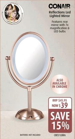 Mirror offers at $39 in Shaver Shop