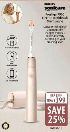 Electric Toothbrush offers at $399 in Shaver Shop