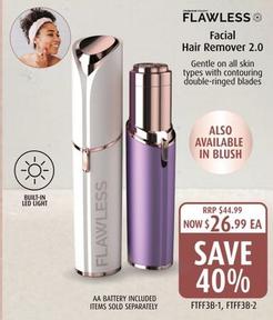 Flawless - Facial Hair Remover 2.0 offers at $26.99 in Shaver Shop