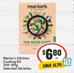 Marion's - Kitchen Cooking Kit 309‑419g Selected Varieties offers at $6.8 in IGA