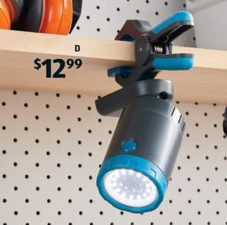 Rechargeable LED Clamp Light offers at $12.99 in ALDI
