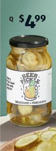 Westmont - Beer Pickle 500g offers at $4.99 in ALDI
