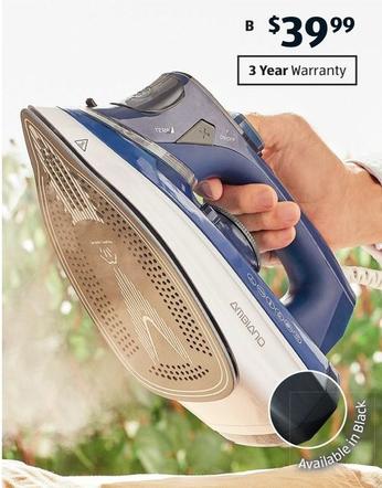 LCD Steam Iron offers at $39.99 in ALDI