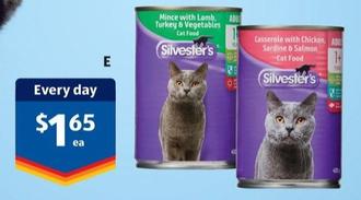 Silvester’s - Canned Cat Food 400g offers at $1.65 in ALDI