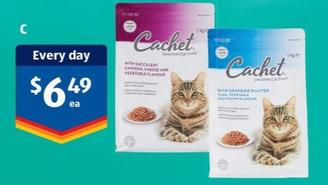 Cachet - Gourmet Dry Cat Food 1kg offers at $6.49 in ALDI