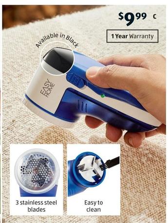 Rechargeable Lint Remover offers at $9.99 in ALDI