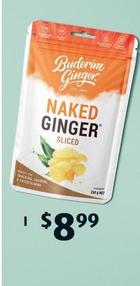 Buderim - Naked Ginger Slices 350g offers at $8.99 in ALDI