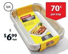 BBQ Tray 10pk offers at $6.99 in ALDI