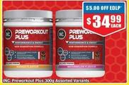 Inc. - Preworkout Plus 300g Assorted Variants offers at $34.99 in Chemist Warehouse