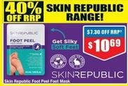 Skin Republic - Foot Peel Foot Mask offers at $10.69 in Chemist Warehouse