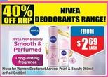Deodorant offers at $2.69 in Chemist Warehouse