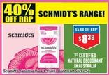 Deodorant offers at $8.39 in Chemist Warehouse