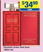 Elizabeth Arden - Red Door 100ml Edt offers at $34.99 in My Chemist