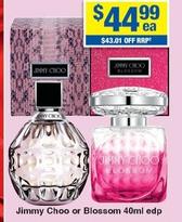 Jimmy Choo - Or Blossom 40ml Edp offers at $44.99 in My Chemist