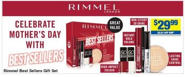 Rimmel - Best Sellers Gift Set offers at $29.99 in My Chemist