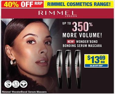 Rimmel - Wonderbond Serum Mascara offers at $13.69 in My Chemist