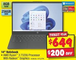 Hp laptops offers at $649 in JB Hi Fi