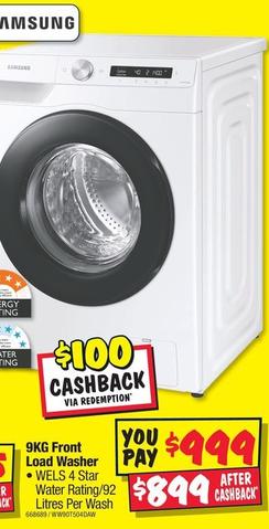Front load washing machine offers at $999 in JB Hi Fi