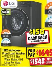 Front load washing machine offers at $1695 in JB Hi Fi