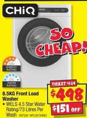 Front load washing machine offers at $498 in JB Hi Fi