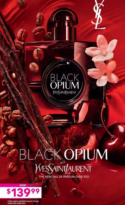 Yves Saint Laurent - Black Opium Over Red 50ml Edp offers at $139.99 in My Beauty Spot